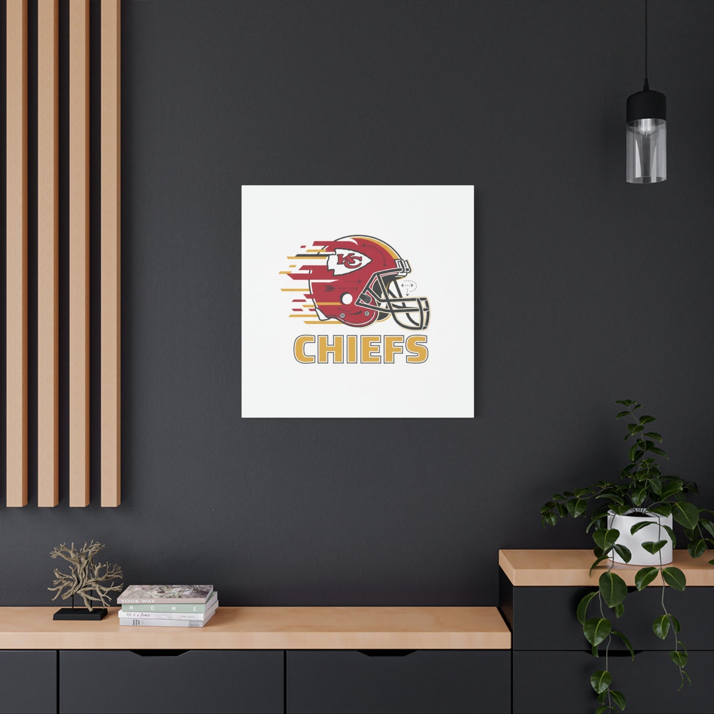 KC Chiefs Canvas  Wall Art
