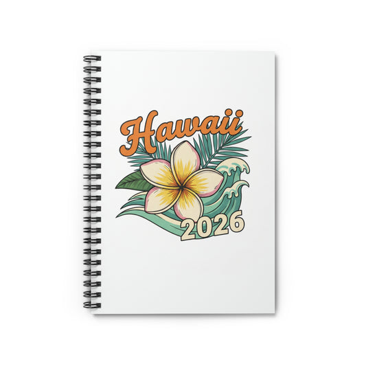 Hawaii floral Spiral Notebook - Ruled Line