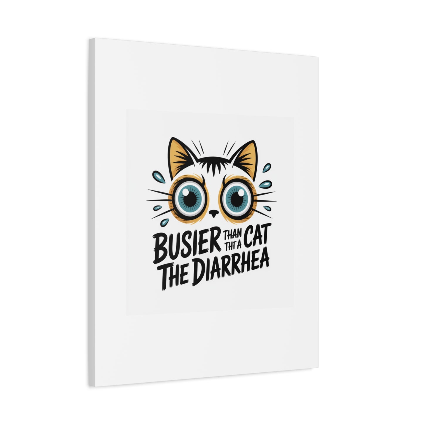 Humorous Cat  Canvas Wall Art