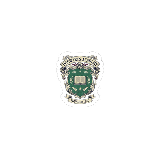 Hogwarts Ivy-Style Crest Kiss-Cut Stickers | Old Money Collegiate Emblem