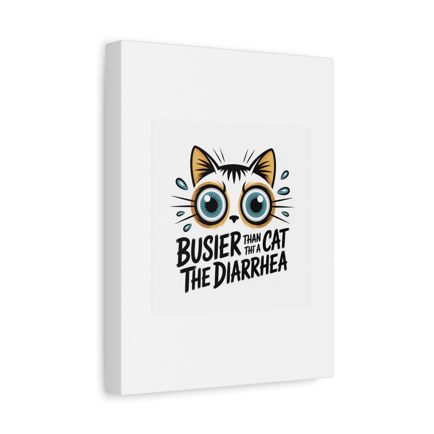 Humorous Cat  Canvas Wall Art