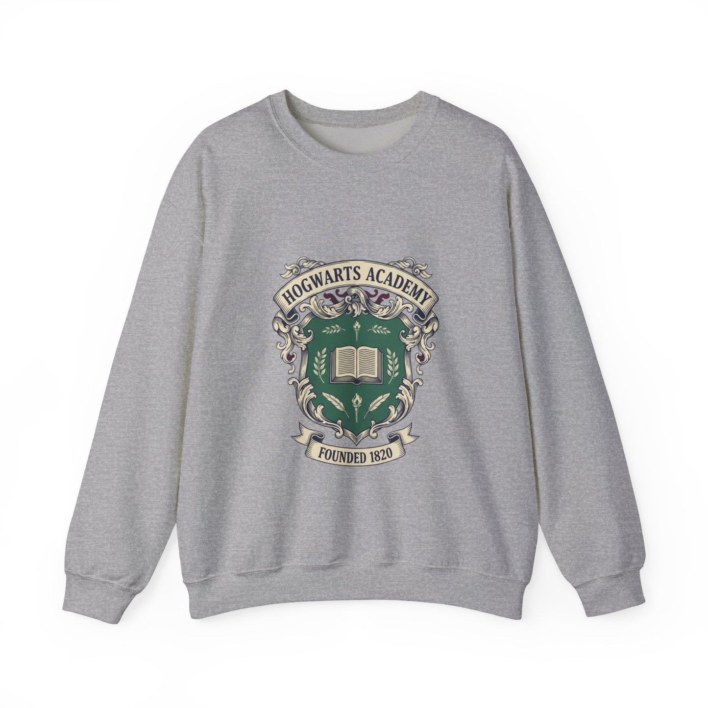 Hogwarts Ivy-Style Emblem Sweatshirt | Old Money Crest, Collegiate Club Logo