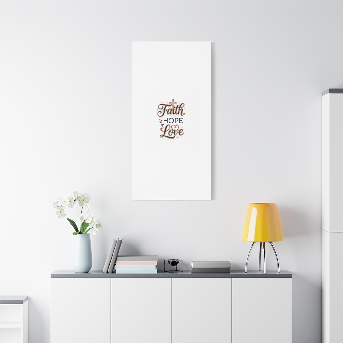 Faith Hope Love canvas, wall art