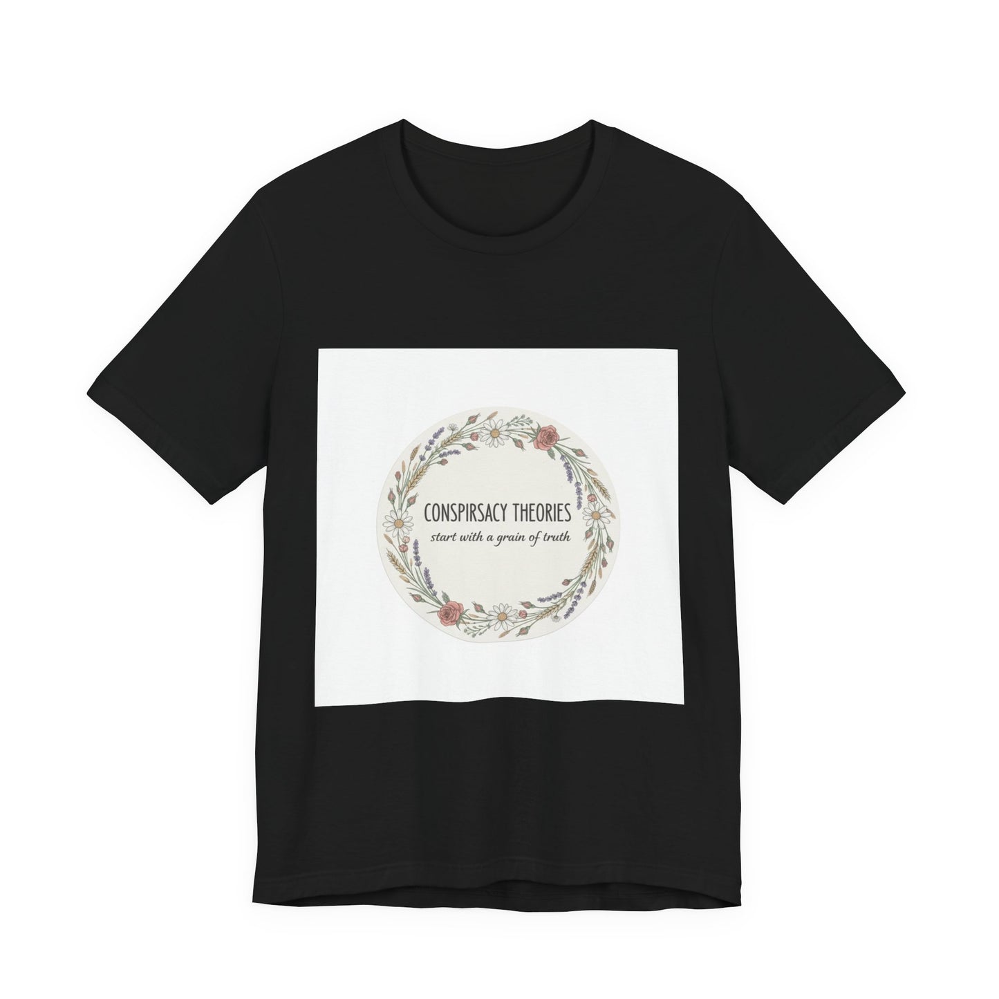 Conspiracy Theories Wreath Tee