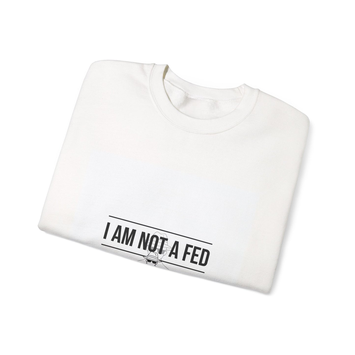 I Am Not a Fed Sweatshirt | Sarcastic Introvert Humor, Anxiety Humor