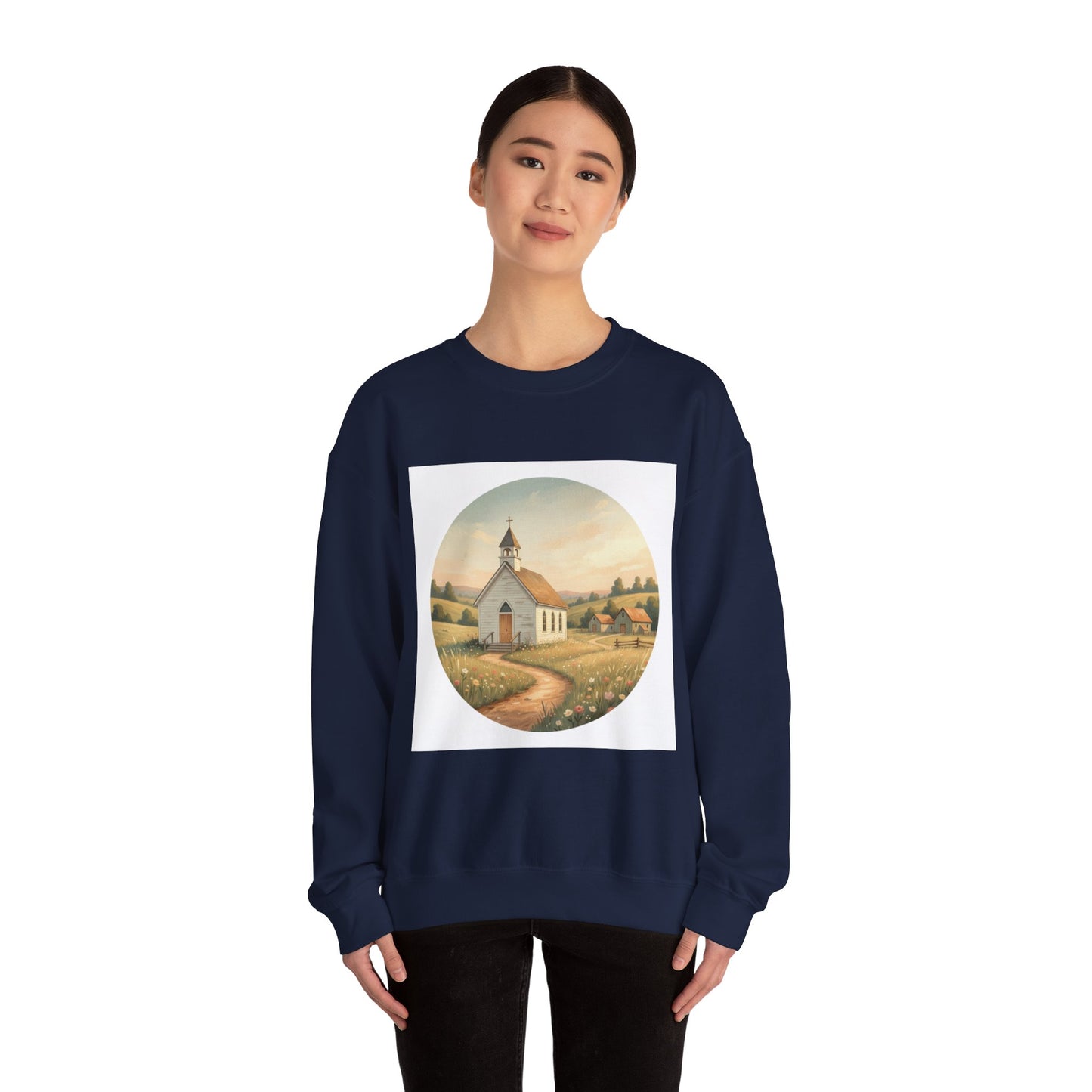 Country Church Unisex Heavy Blend™ Crewneck Sweatshirt