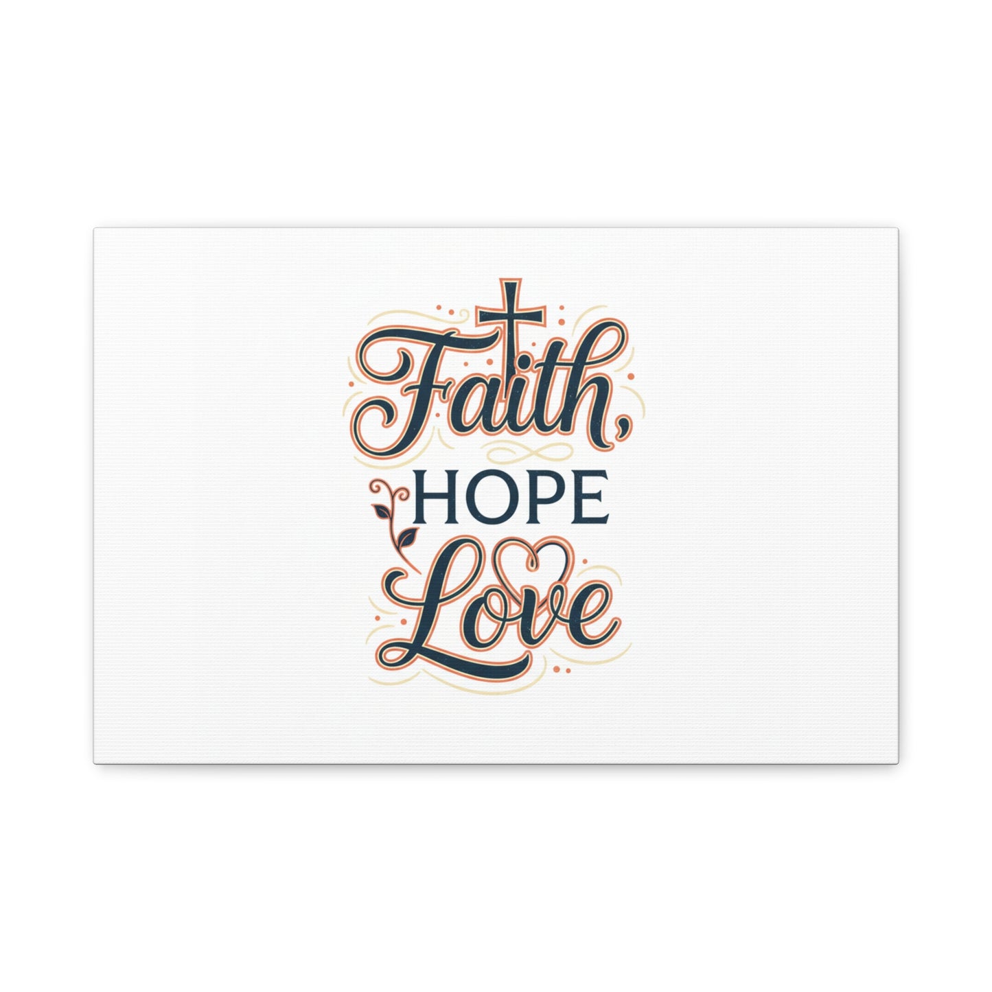 Faith Hope Love canvas, wall art