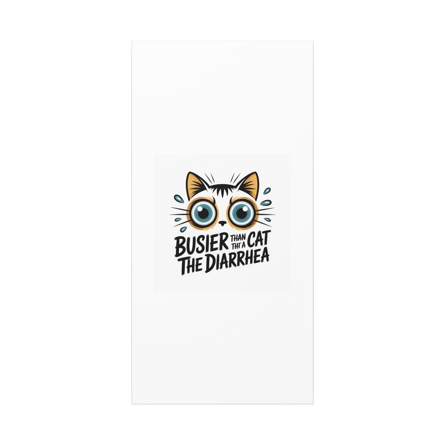 Humorous Cat  Canvas Wall Art