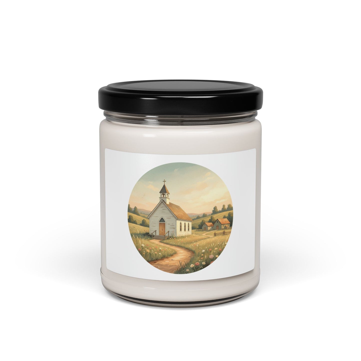 Country Church Scented Soy Candle, 9oz