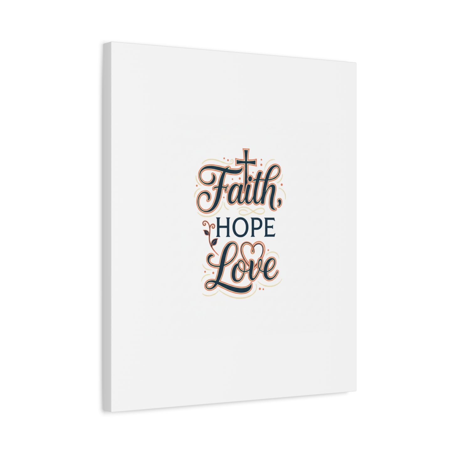 Faith Hope Love canvas, wall art