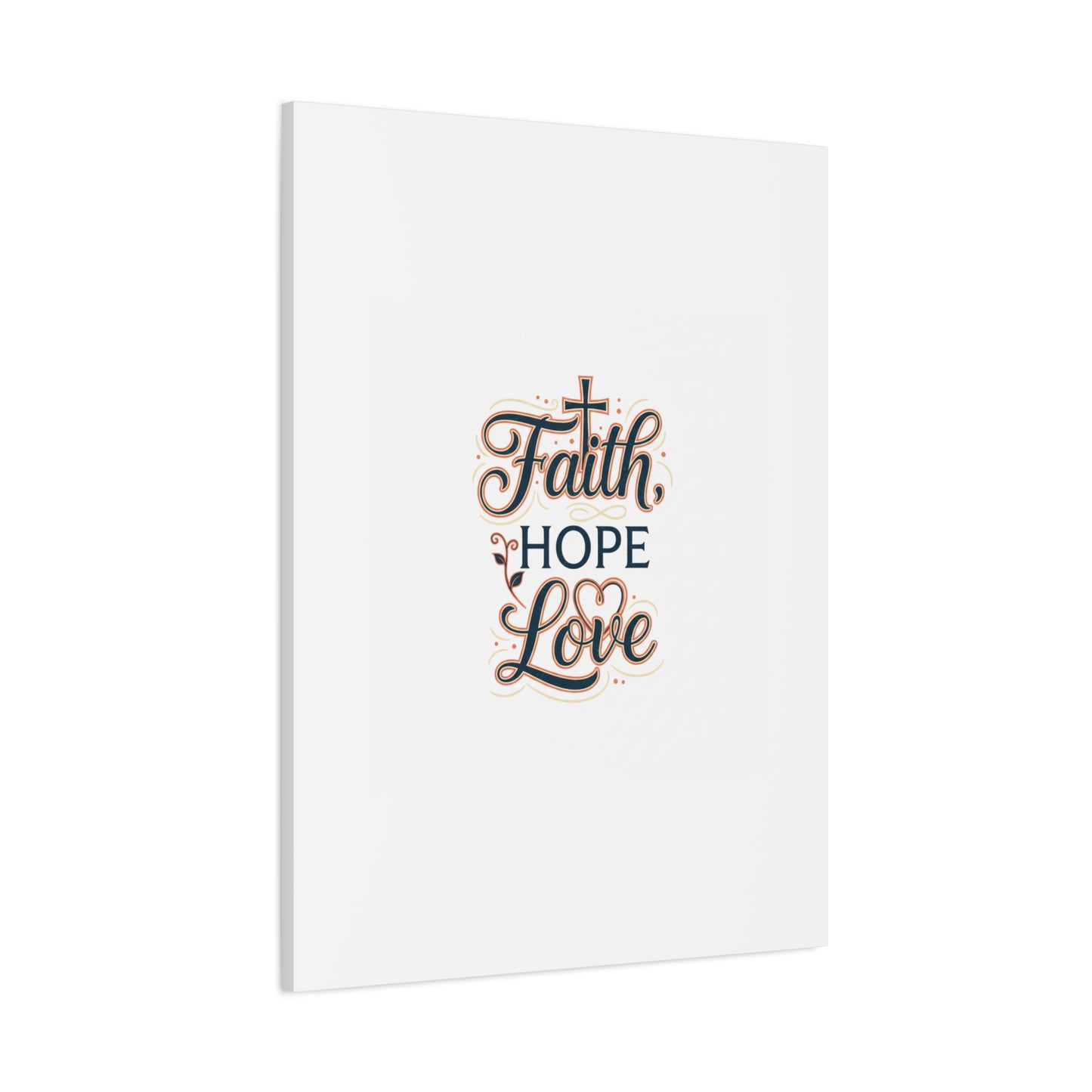 Faith Hope Love canvas, wall art