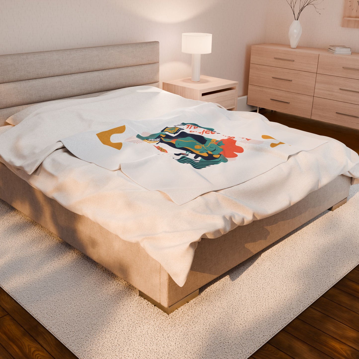 True Crime Sofa Detective Velveteen Plush Blanket