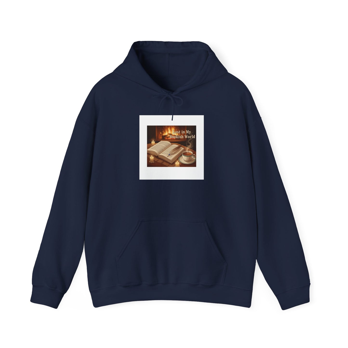 Cozy Reading Vibes Hoodie | book lover sweatshirt, library aesthetic