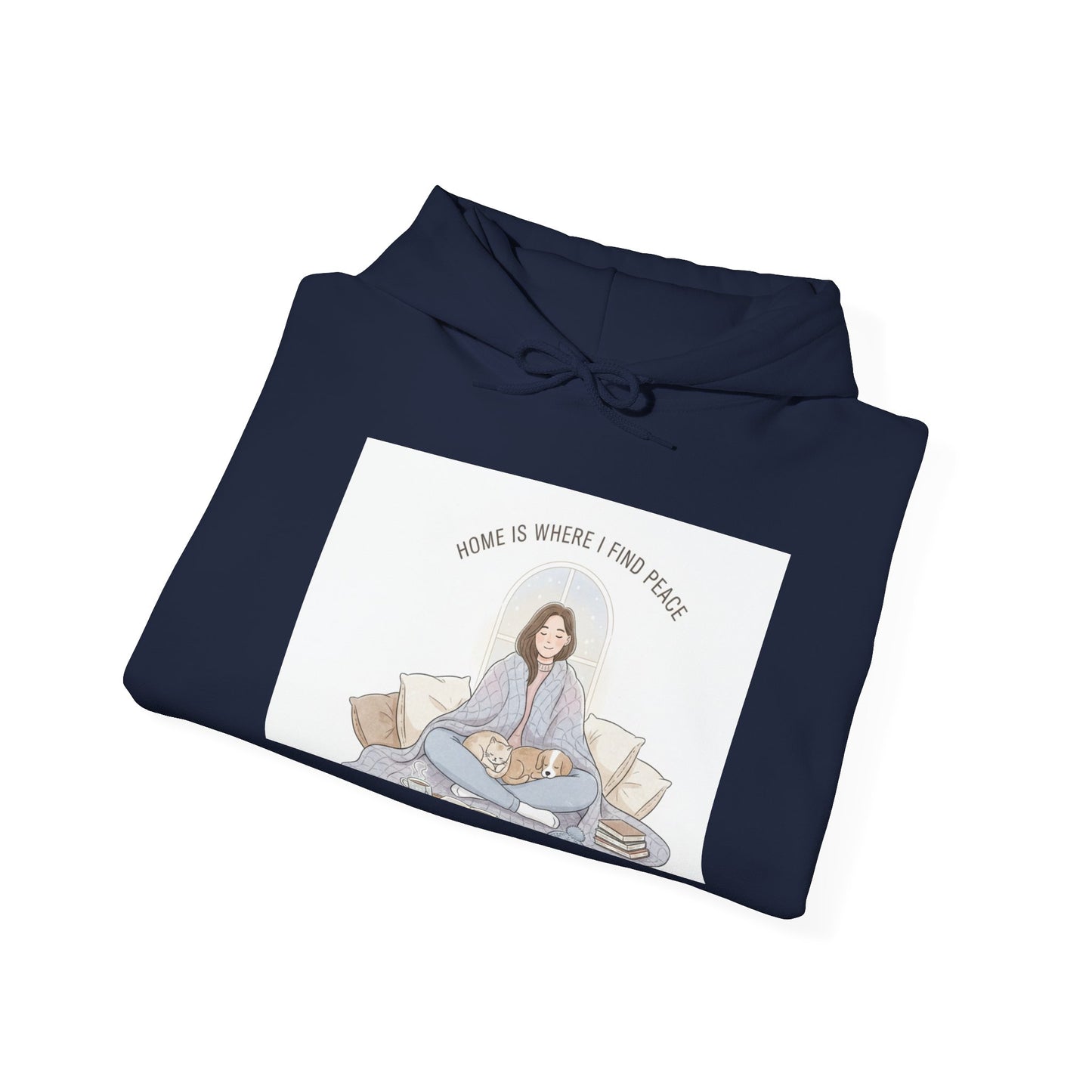Homebody Reading Vibes Hoodie | introvert sweater, cozy winter shirt