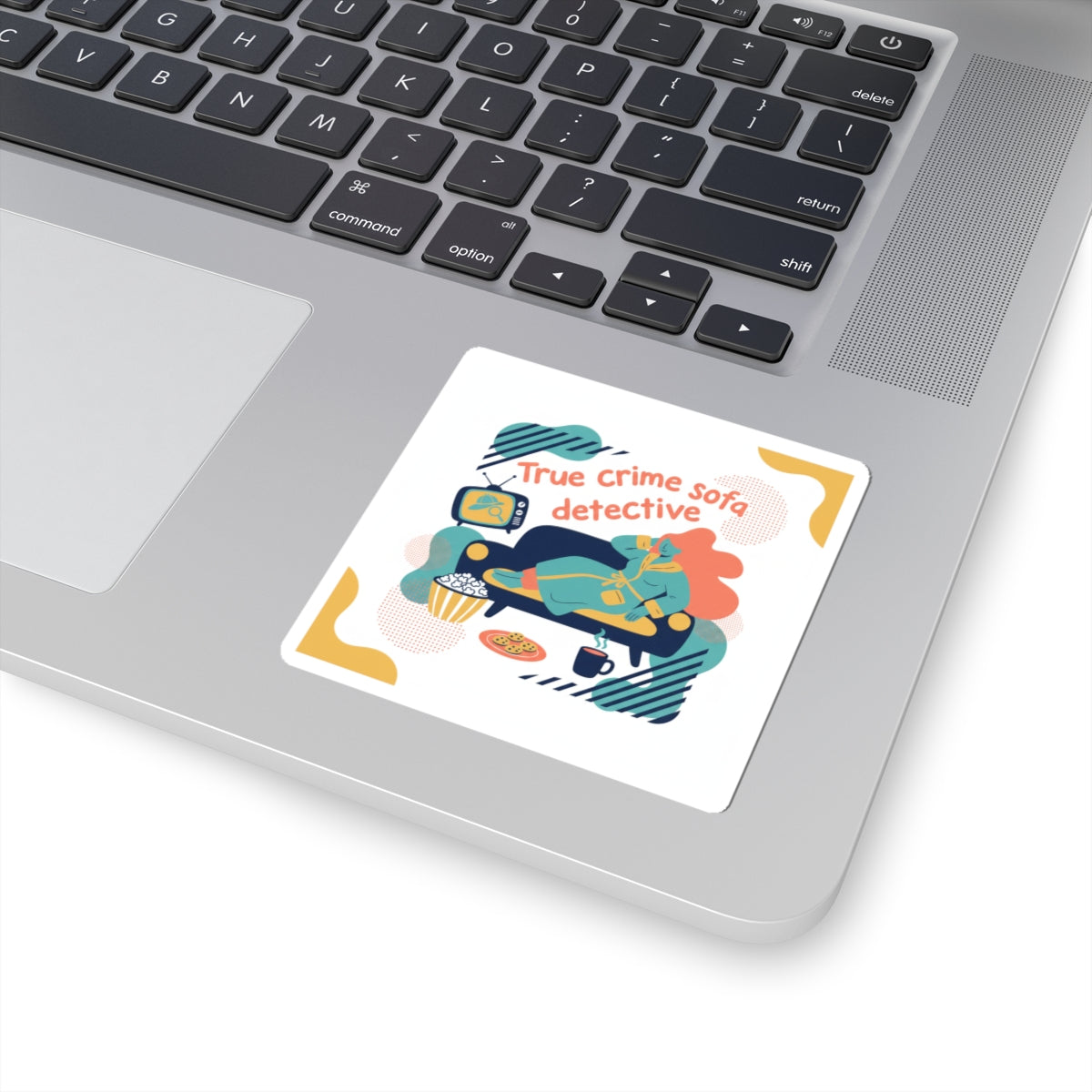 True Crime Sofa Detective Sticker