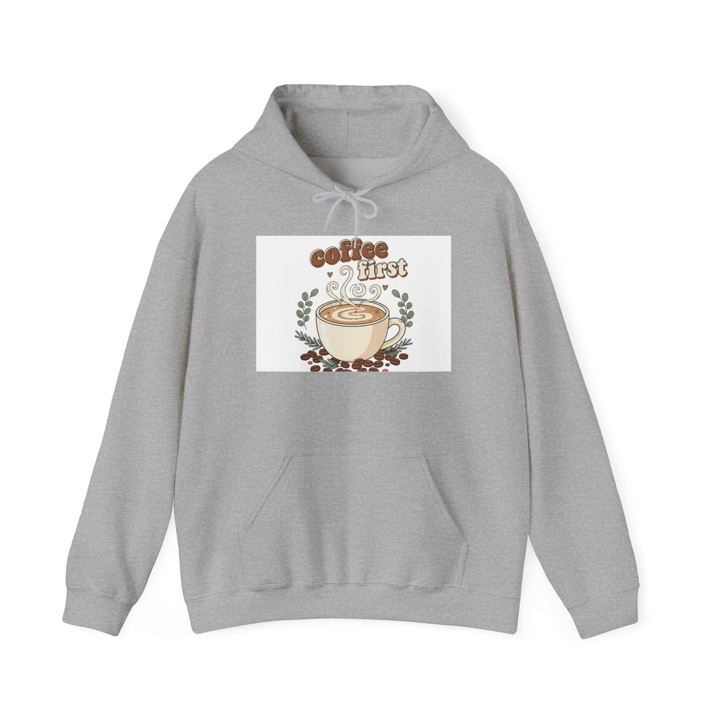 coffee first Hoodie | coffee aesthetic, espresso illustration
