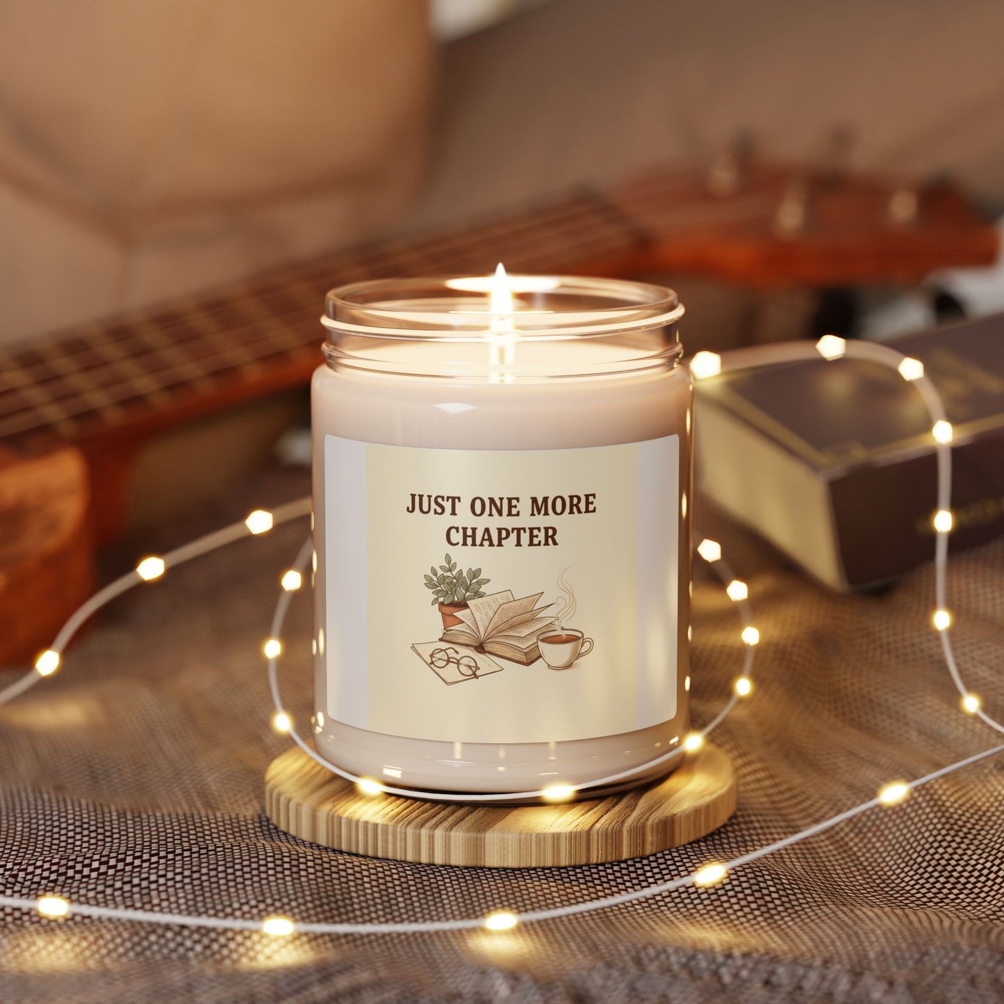 Just One More Chapter Candle, Soy Booklover Candle | Reading Aesthetic, Bibliophile