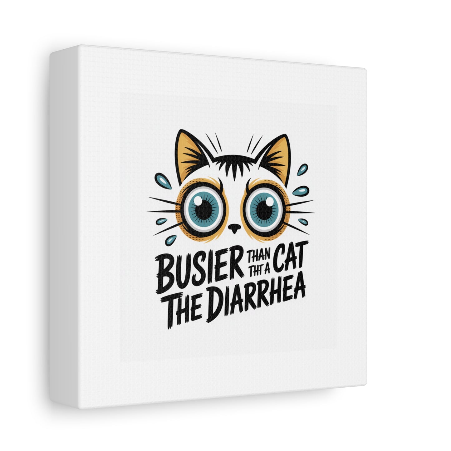 Humorous Cat  Canvas Wall Art
