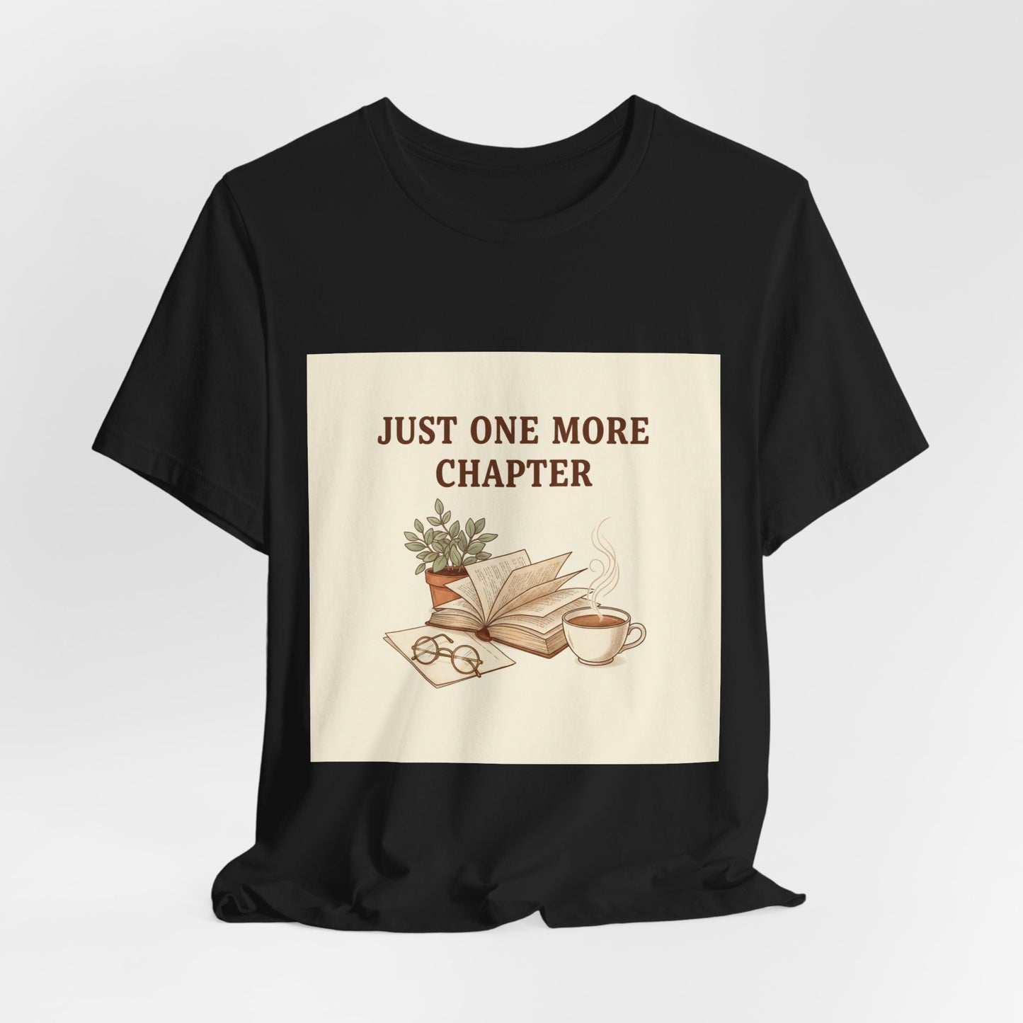 Just One More Chapter T-Shirt | Booklover Shirt, Reading Aesthetic