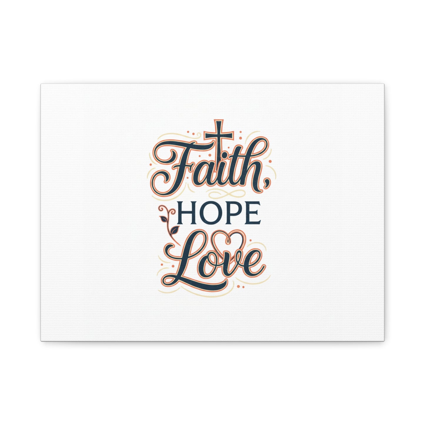 Faith Hope Love canvas, wall art