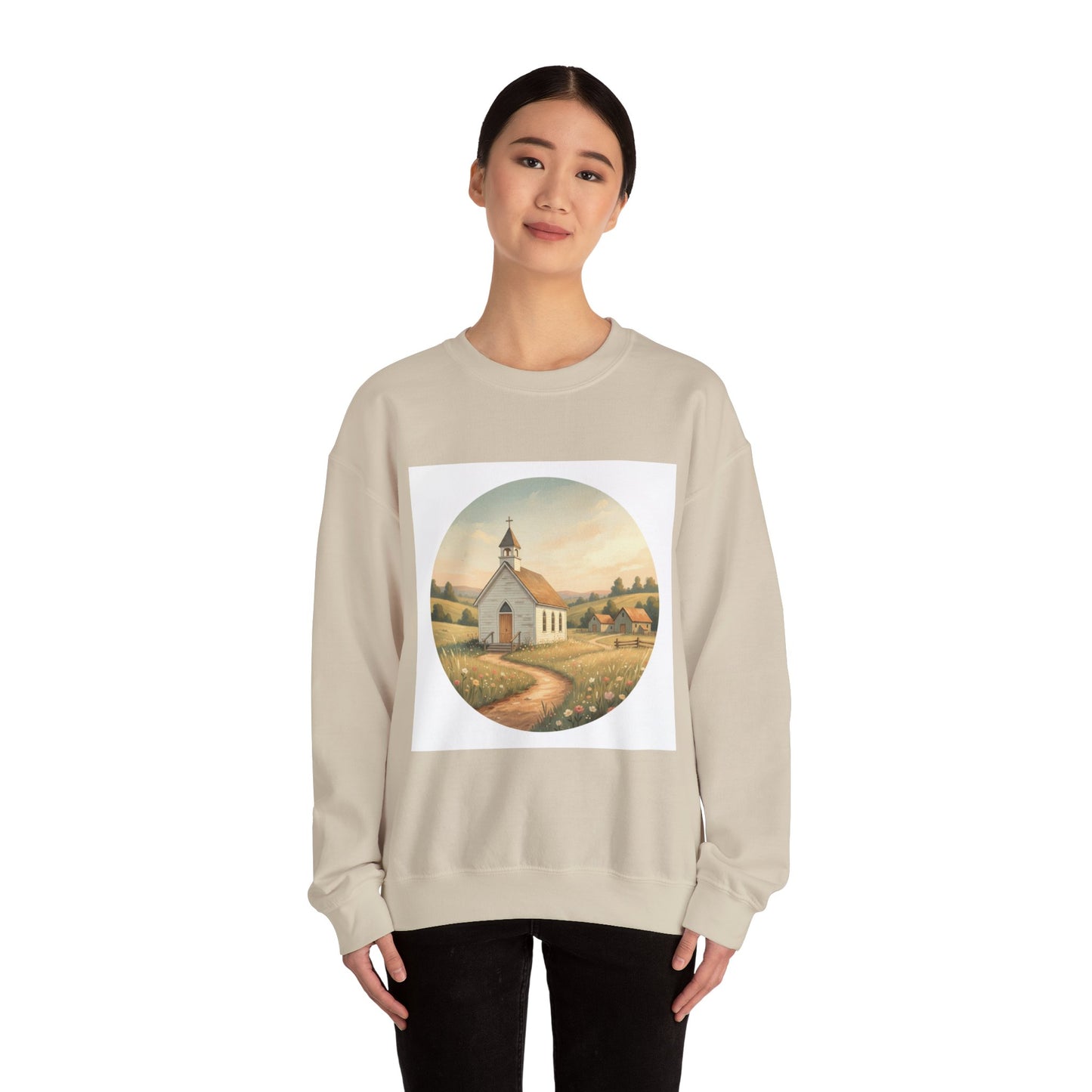 Country Church Unisex Heavy Blend™ Crewneck Sweatshirt