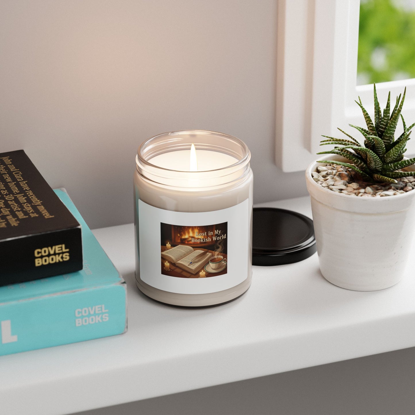 Lost in My Bookish World Candle | Scented Soy Candle, Reading Nook