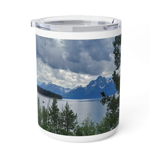 Mountain Lake Scenic 10oz Insulated Coffee Mug