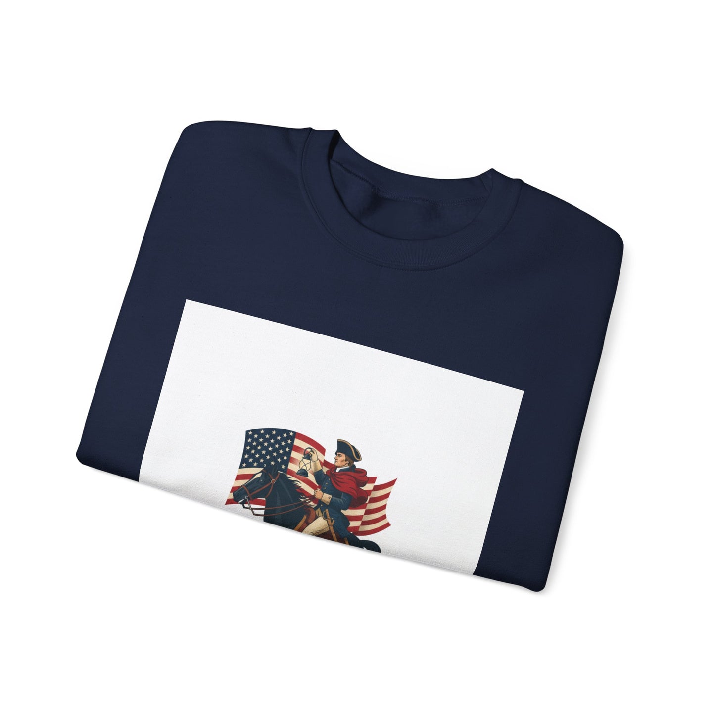 Patriotic Vintage Crest Sweatshirt | nature vibes, minimal