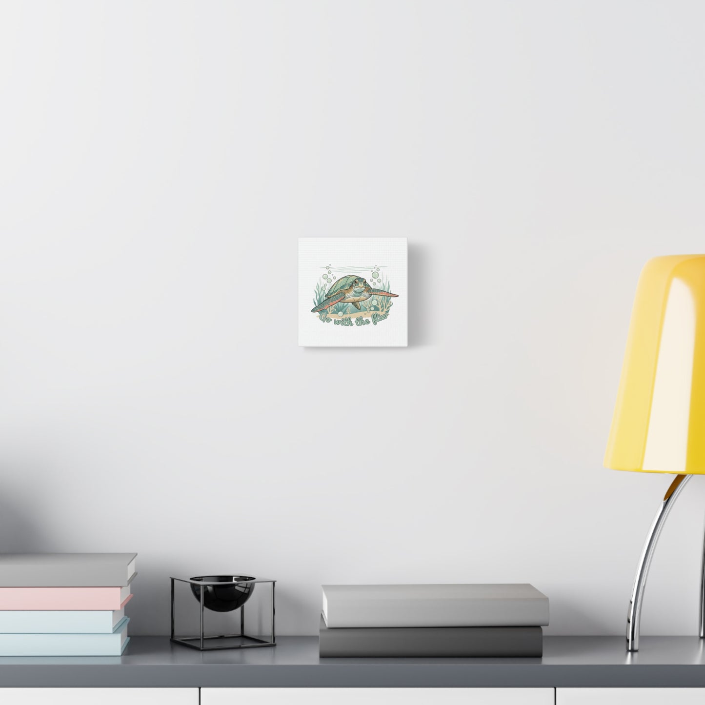 Go with the Flow Turtle Canvas