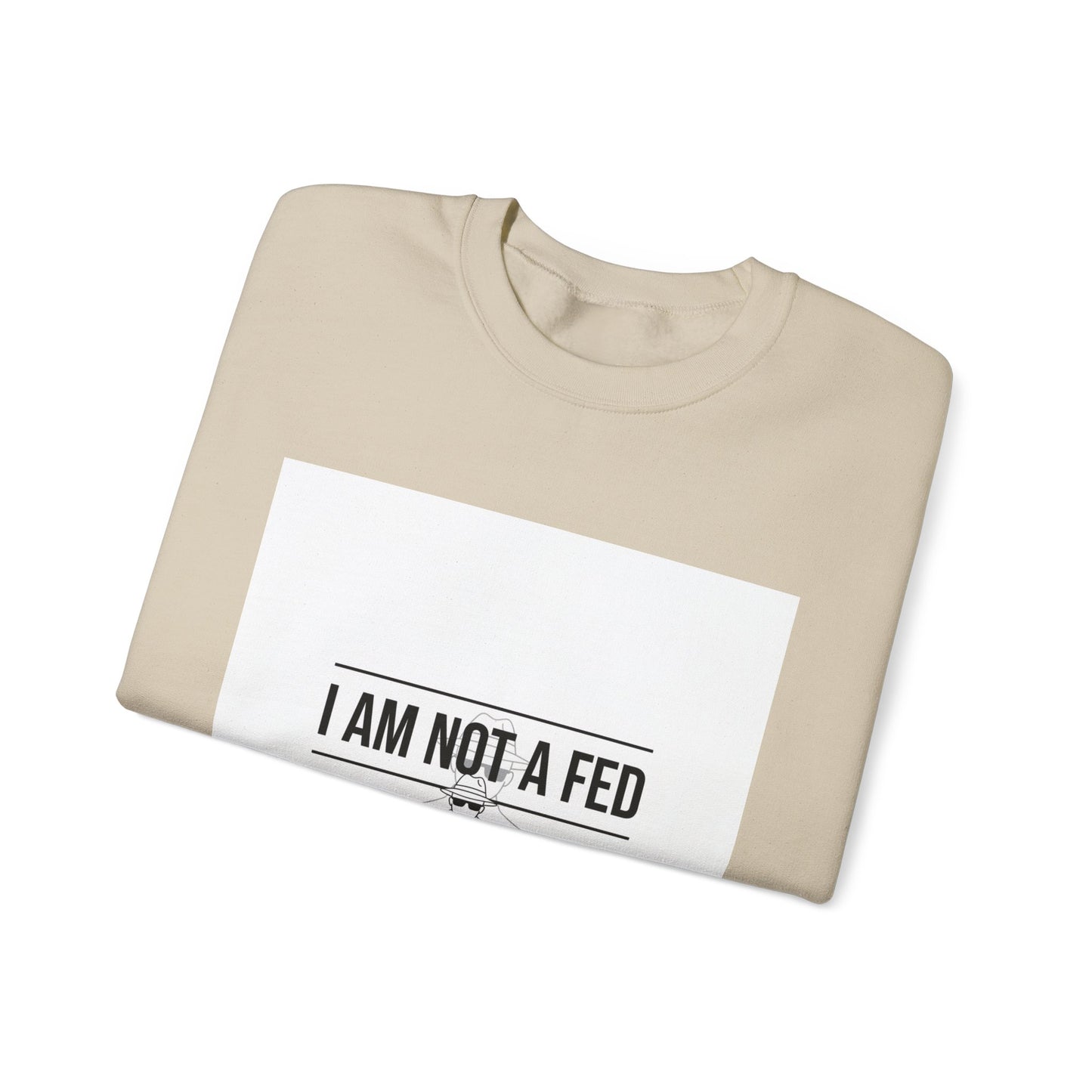I Am Not a Fed Sweatshirt | Sarcastic Introvert Humor, Anxiety Humor