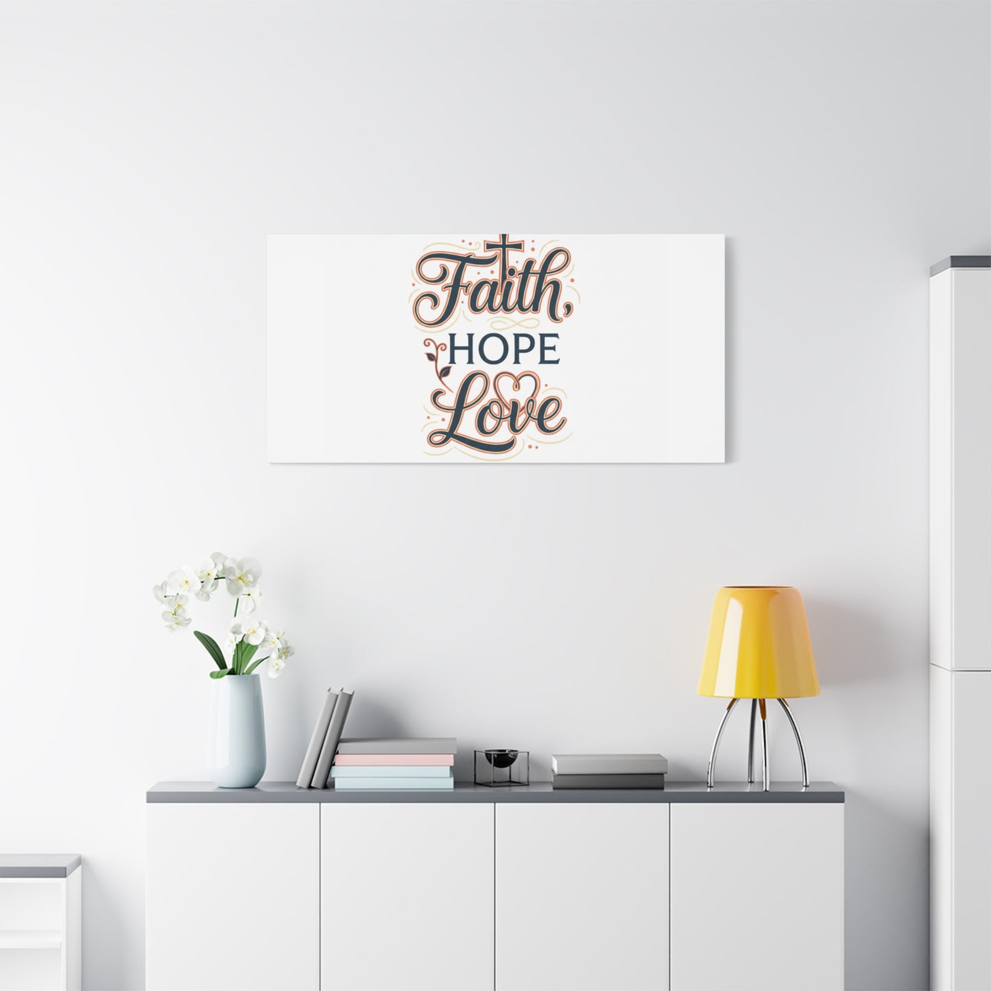 Faith Hope Love canvas, wall art