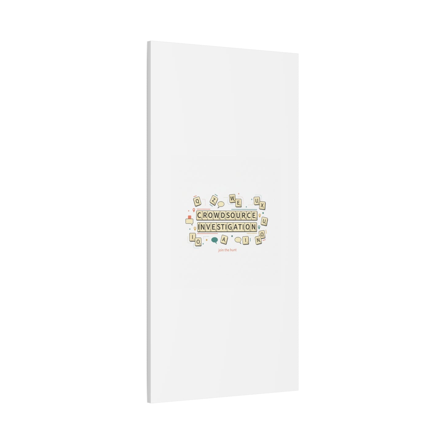 Crowdsource Investigation Canvas | Pixel Art, Gaming UI Wall Art