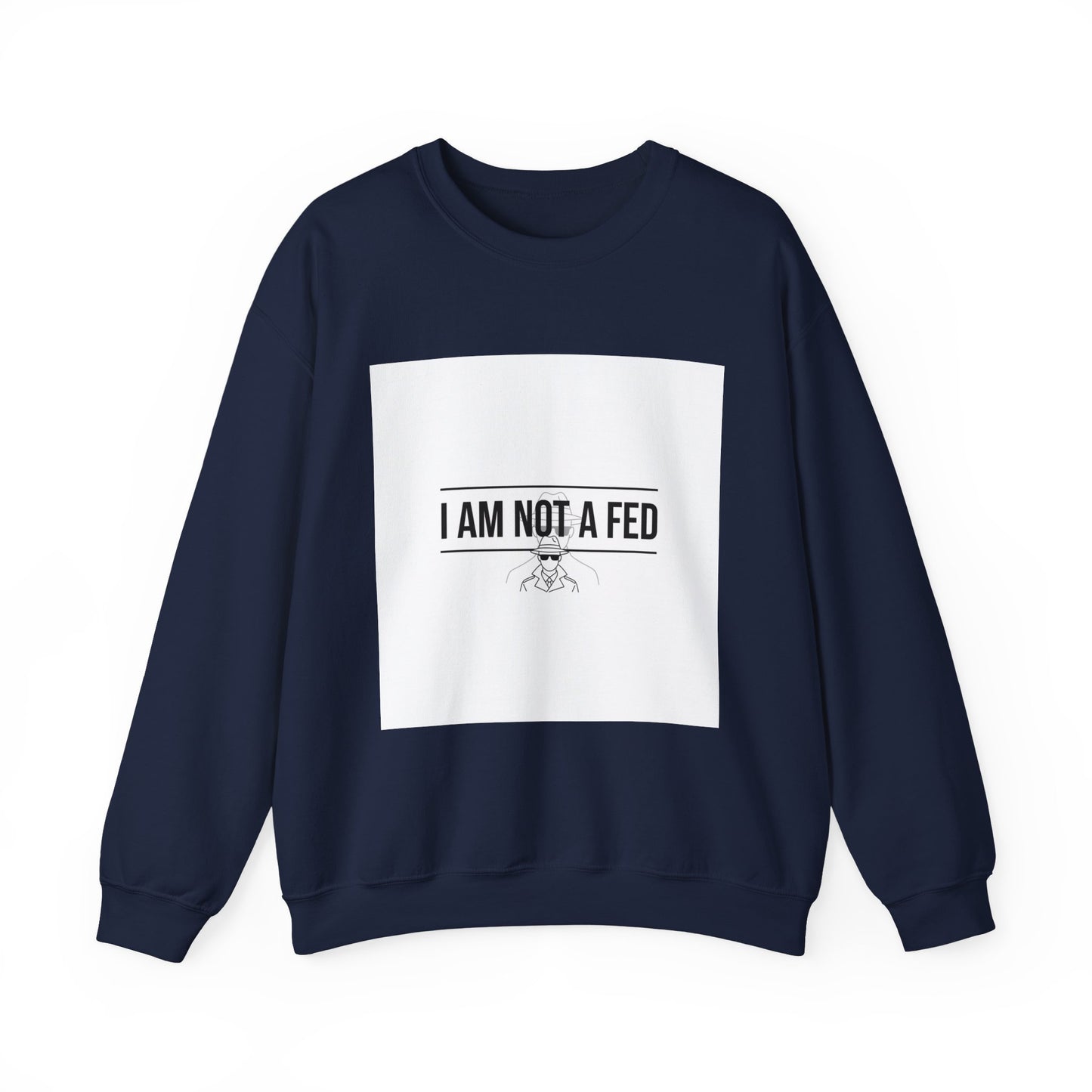 I Am Not a Fed Sweatshirt | Sarcastic Introvert Humor, Anxiety Humor