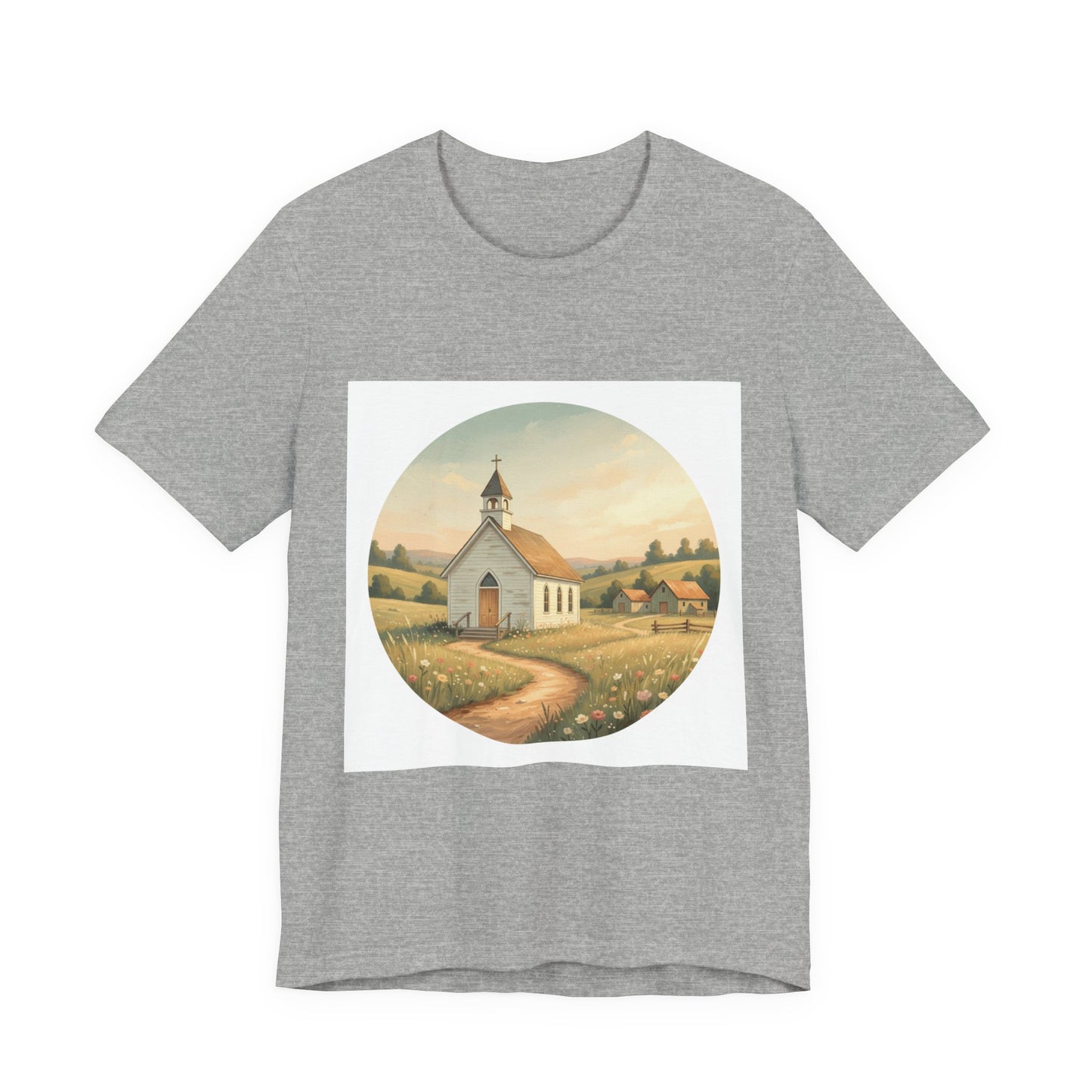 Country Church -Unisex Jersey Short Sleeve Tee