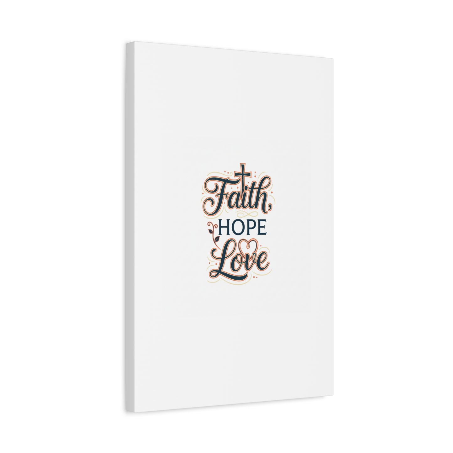 Faith Hope Love canvas, wall art
