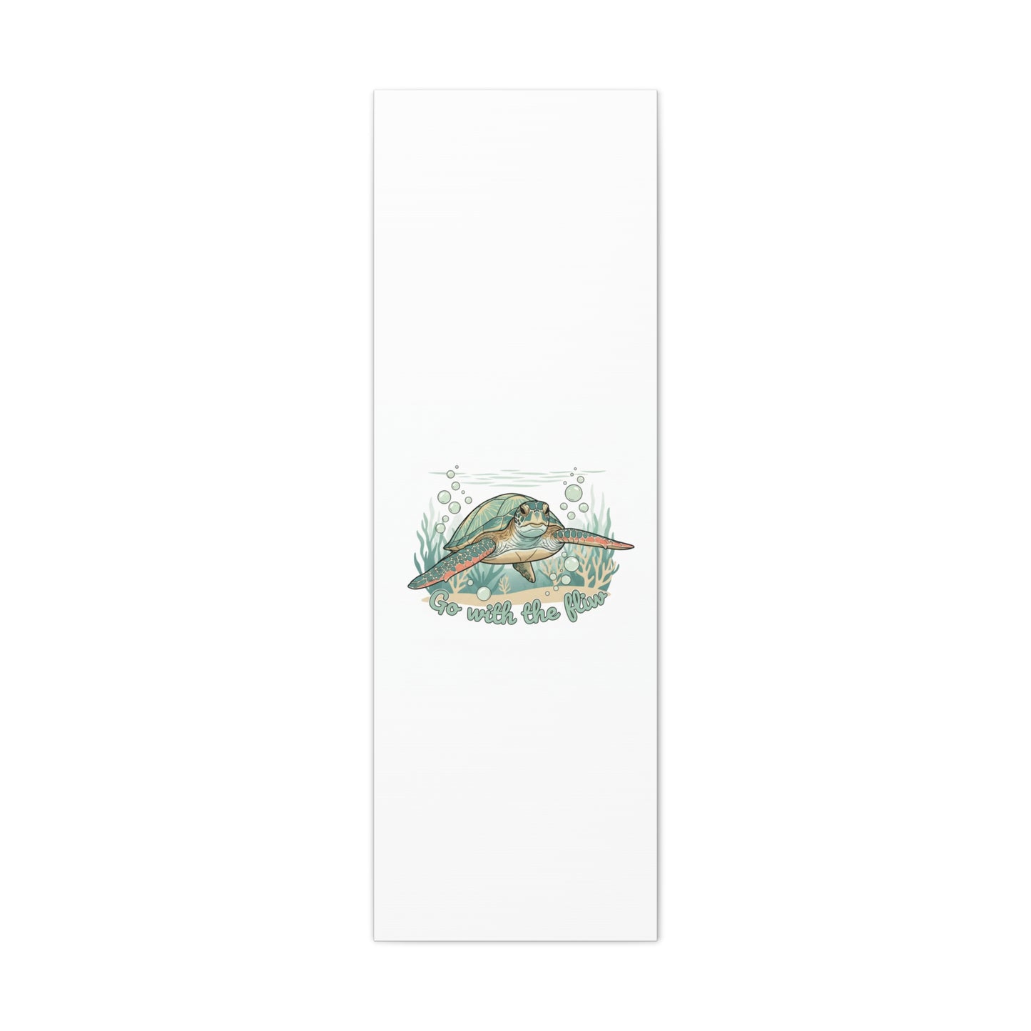 Go with the Flow Turtle Canvas