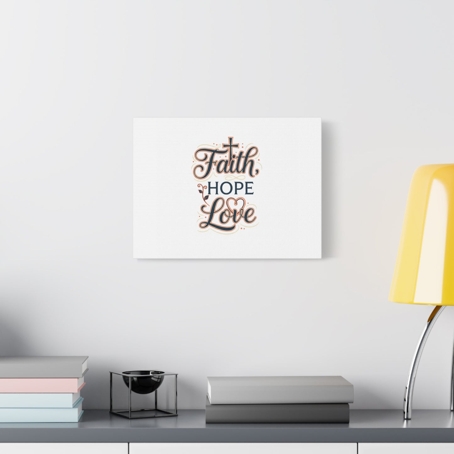 Faith Hope Love canvas, wall art