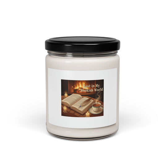 Lost in My Bookish World Candle | Scented Soy Candle, Reading Nook