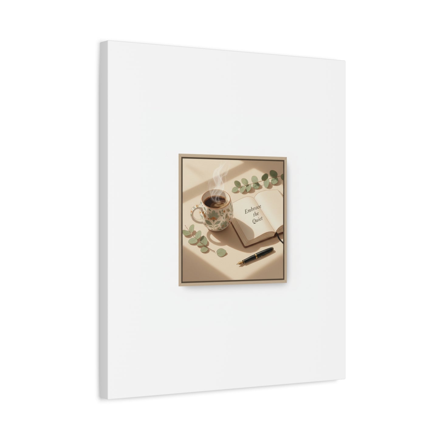 embrace the quiet canvas | morning routine art, sunrise decor