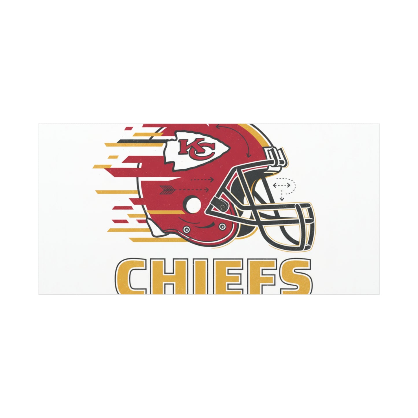 KC Chiefs Canvas  Wall Art