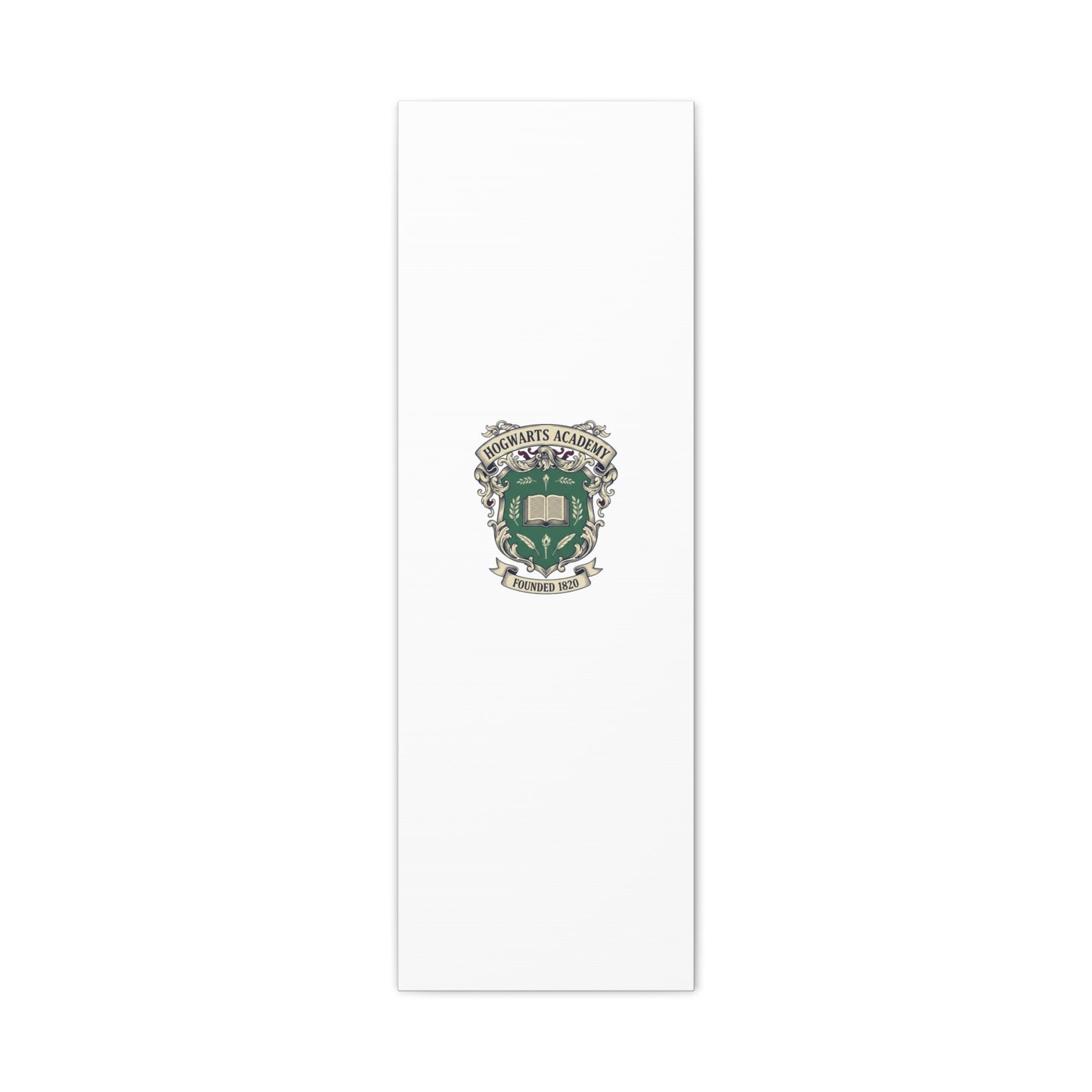 Hogwarts Ivy-Style Emblem Canvas | vintage club logo, old money crest