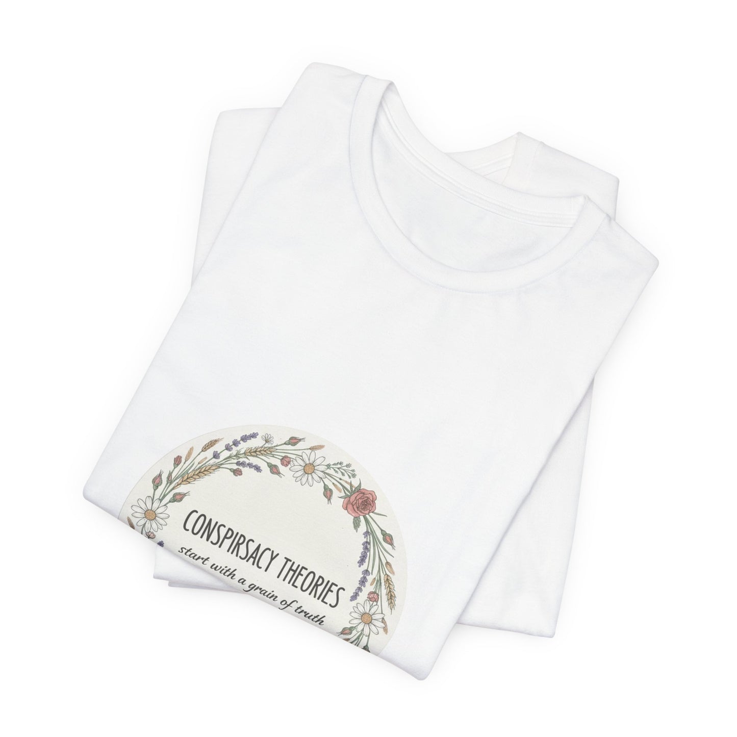 Conspiracy Theories Wreath Tee