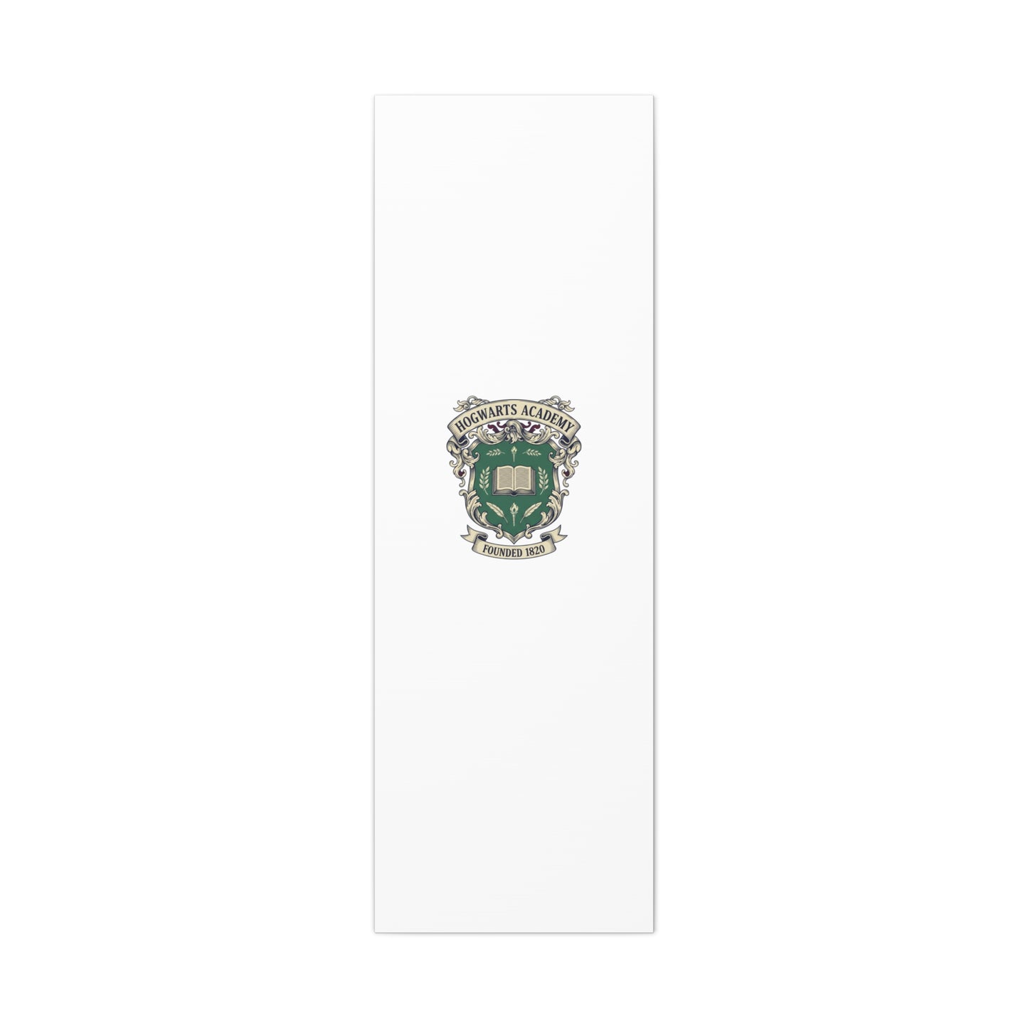 Hogwarts Ivy-Style Emblem Canvas | vintage club logo, old money crest