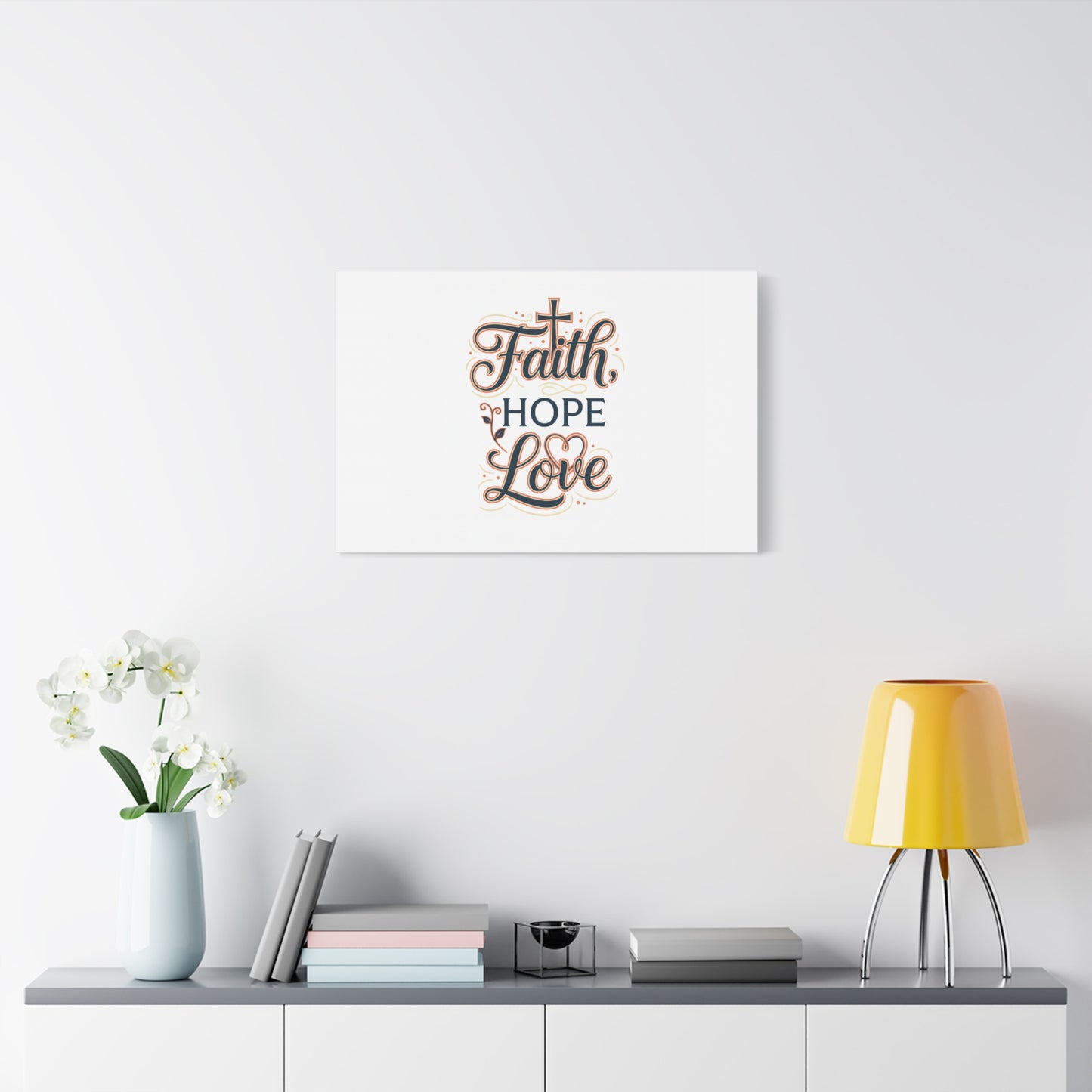 Faith Hope Love canvas, wall art