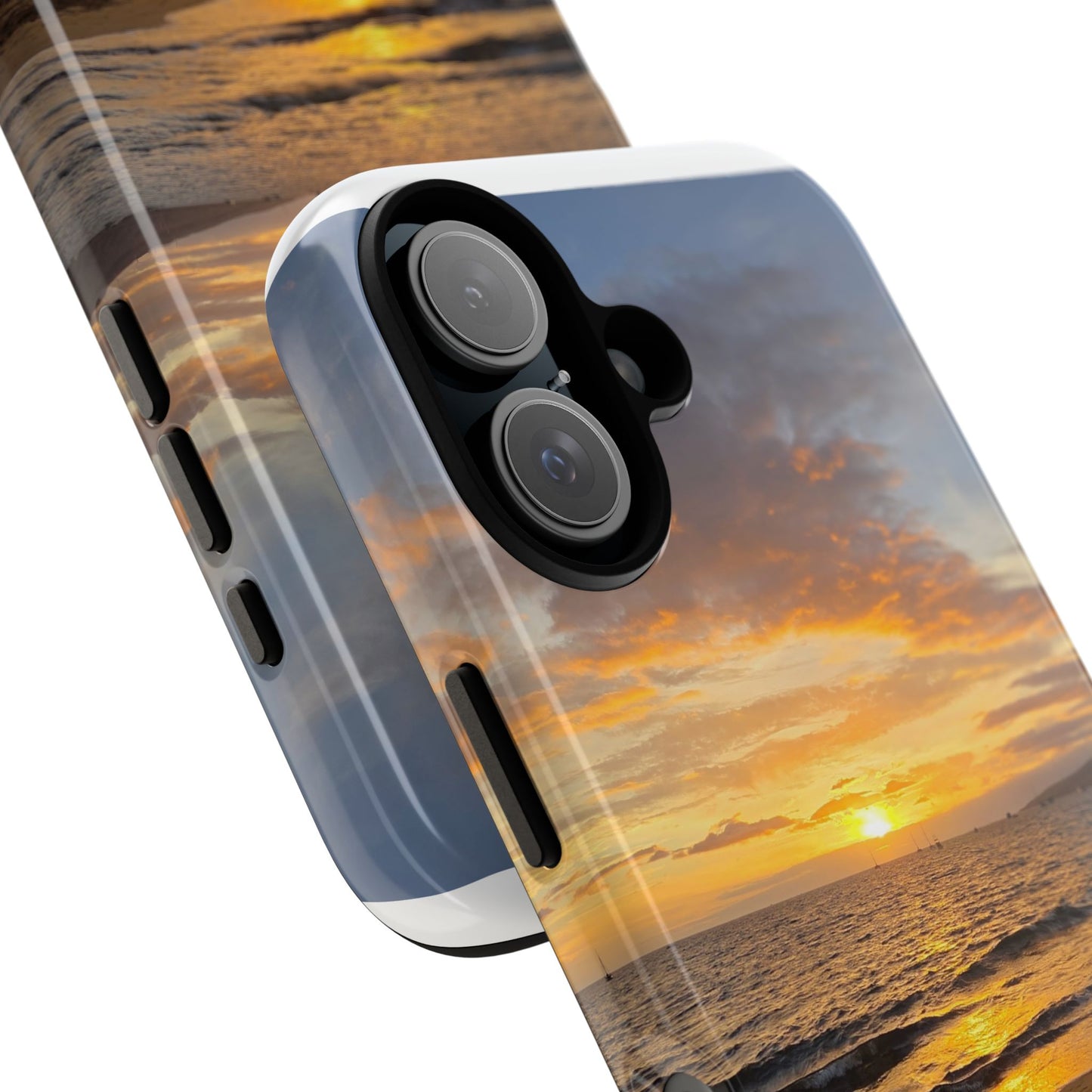 Sunset Beach Tough Phone Case — Durable Sunset Ocean Phone Cover