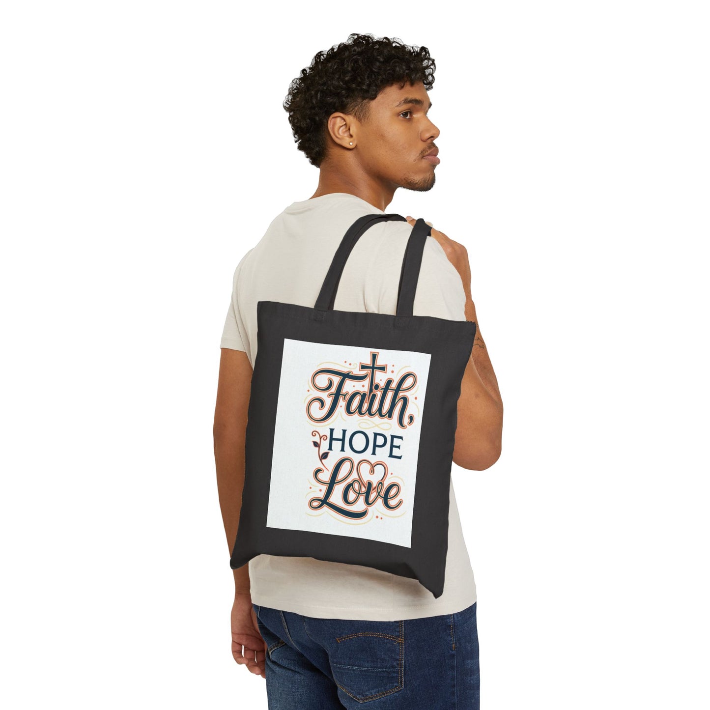 Faith Hope Love --tote