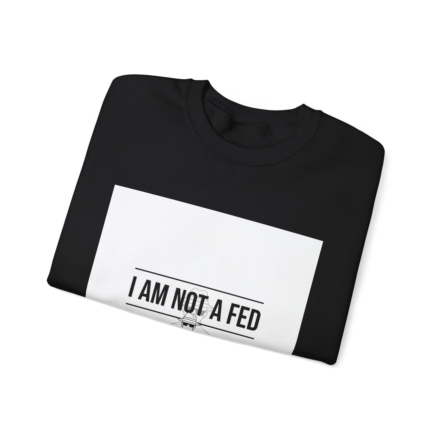 I Am Not a Fed Sweatshirt | Sarcastic Introvert Humor, Anxiety Humor