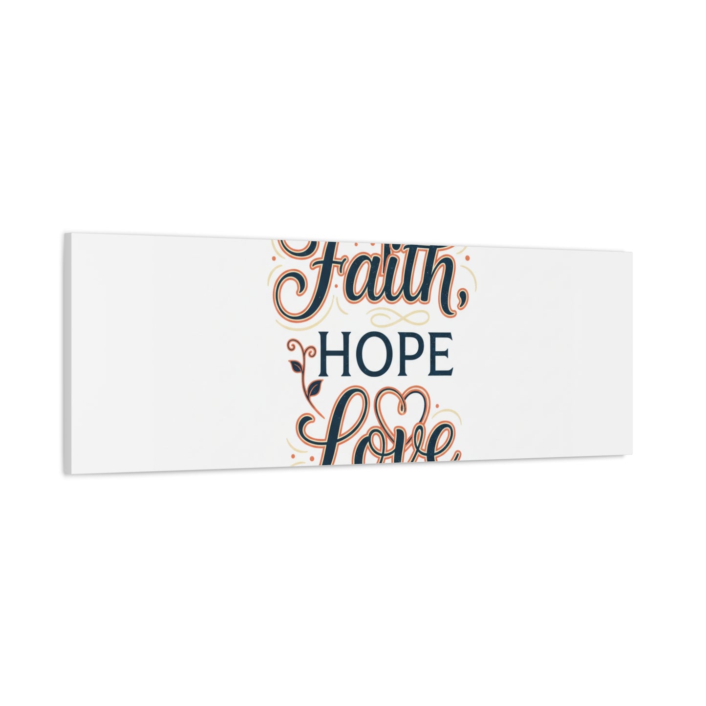 Faith Hope Love canvas, wall art
