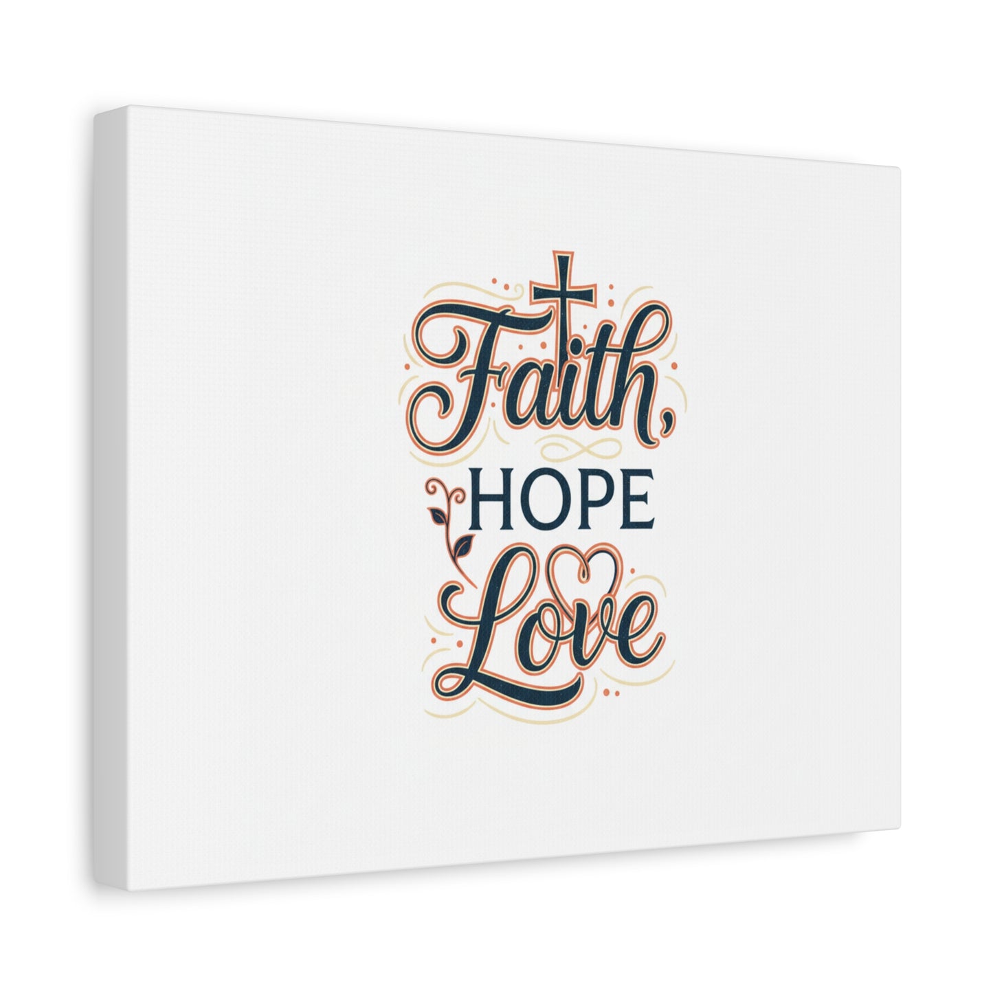Faith Hope Love canvas, wall art