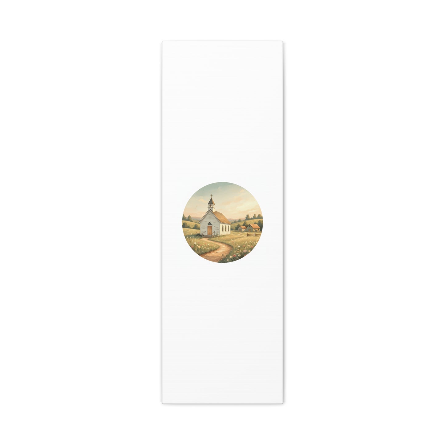 Country Church Matte Canvas, Stretched, 1.25"